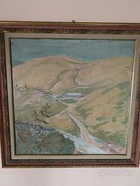 Quadro dipinto a mano su tela Altopiano di Asiago