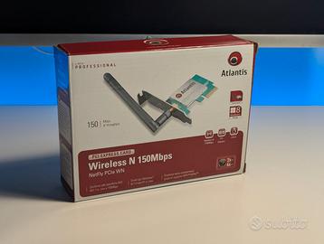 Scheda di Rete Wi-Fi PCIe Atlantis PCIe (150Mbps)