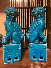 Statue cani di Foo porcellana cinese