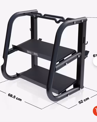 Rastrelliera per Manubri, Bilancieri e Kettlebell