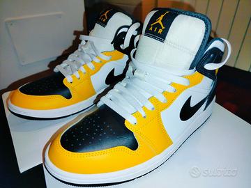 Jordan 1 mid ocra - numero 41 - usate solo 3 volte