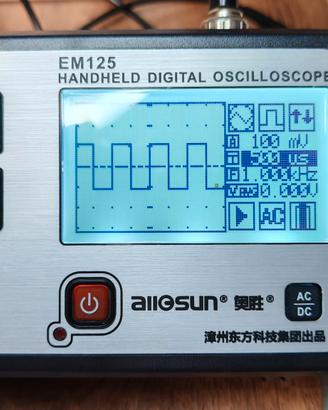 Oscilloscopio con multimetro Allosun EM 125