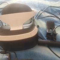 Visore PS4 + 2 controller di movimento Vr+gioco