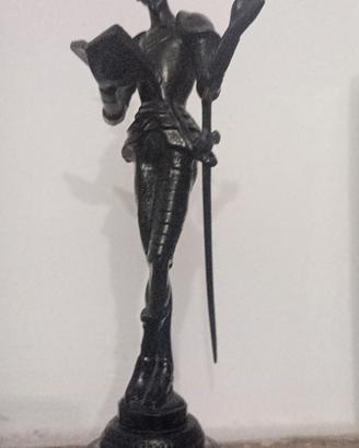 Scultura don chishotte ghisa kasili