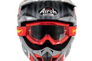 Casco cross enduro Airoh S + maschera FMF
