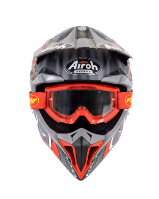 Casco cross enduro Airoh S + maschera FMF