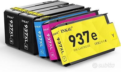 5 Cartucce 937 937XL per HP Officejet Pro 9110b 