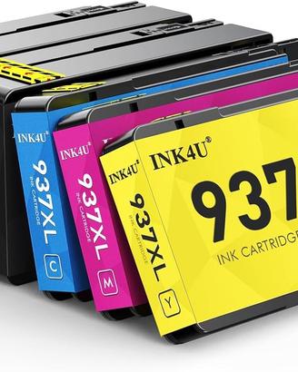 5 Cartucce 937 937XL per HP Officejet Pro 9110b 