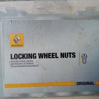 Kit bulloni antifurto locking wheel nuts renault