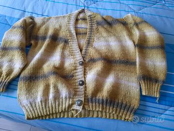 maglione fatto a mano ai ferri