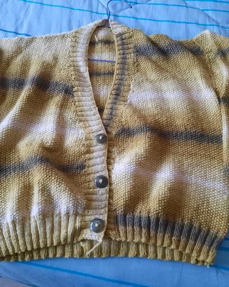 maglione fatto a mano ai ferri