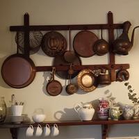 Rastrelliera con rami come da foto