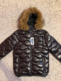 Blauer nero lucidoda uomo con pelliccia S