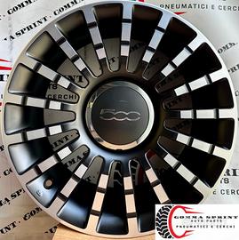 4 CERCHI IN LEGA ORIGINALI RAGGIO 16 FIAT 500