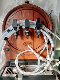 Spillatore vini e birre tre vie