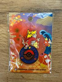 Pokémon Center Hiroshima Pin-Badge New Sealed