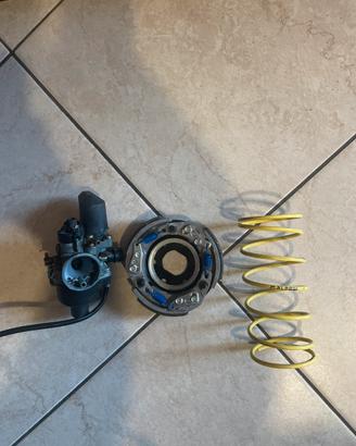 carburatore 12 phva molla gialla e frizione