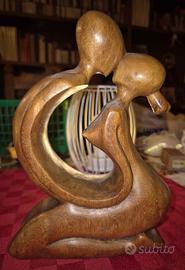 Statuetta in legno