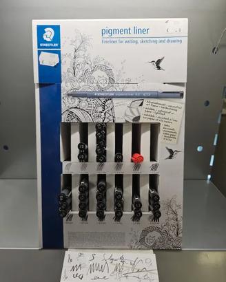 28 Pennarelli Staedtler Pigment Liner