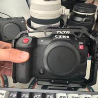 Canon R5C Cinema Camera + Cage + 3 Batterie LP-E6P