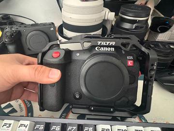 Canon R5C Cinema Camera + Cage + 3 Batterie LP-E6P