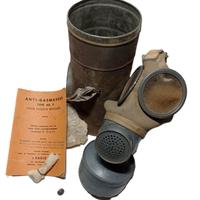 MASCHERA A GAS MILITARE SACIC WW2 COMPLETA 1939