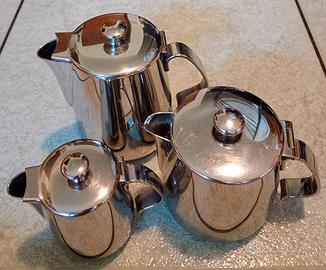 Set Alessi teiera, caffettiera, lattiera