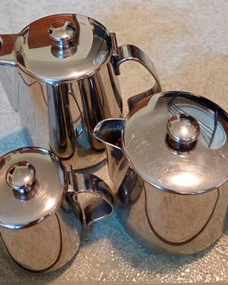 Set Alessi teiera, caffettiera, lattiera