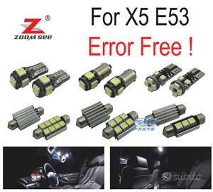 KIT 20 LAMPADE LED INTERNE BMW X5 E53 2000-2006