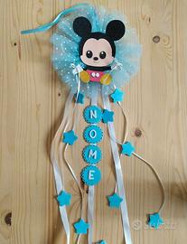 Fiocco nascita 21x65cm con nome da personalizzare