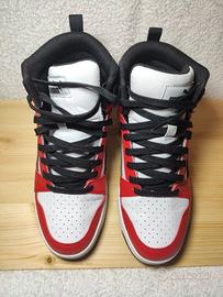 Puma Rebound V6 Mid Rosso Bianco Nero