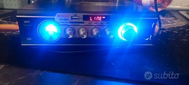Amplificatore stereo e Microfonico per Karaoke