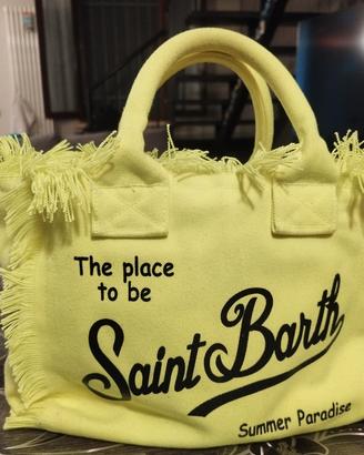 Borsa con frange Saint Barth 