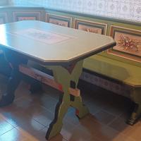 SCONTO: Tavolo in legno con panca tirolese