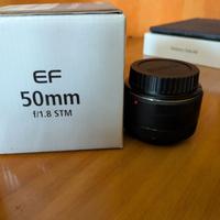Canon EF 50mm f/1.8 STM Nifty Fifty NUOVO scatola