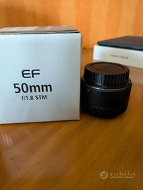 Canon EF 50mm f/1.8 STM Nifty Fifty NUOVO scatola