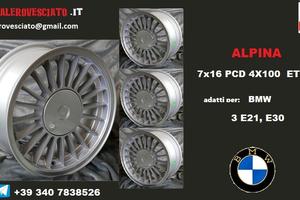 Cerchi ALPINA 7x 16 4x100 et28 BMW E30 E21
