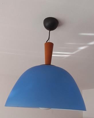Lampadario a sospensione cupola in vetro doppio