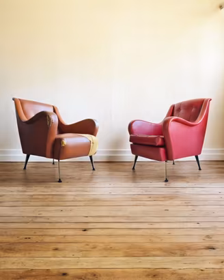 ❤️🔥 Coppia di Poltrone vintage anni 50, 60 design
