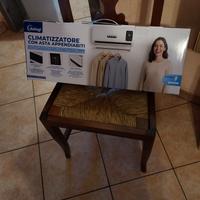 climatizzatore con asta appendiabiti 