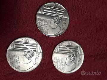 moneta/medaglia 20 lire 1943 in argento