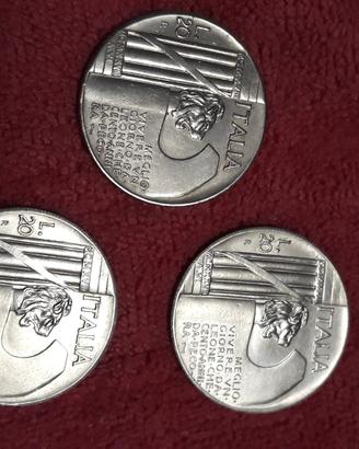 moneta/medaglia 20 lire 1943 in argento