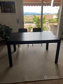 Tavolo in legno allungabile Duetto Bauline