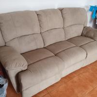 divano pelle scamosciata 