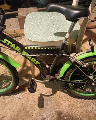 Bicicletta bimbo 16" Star Wars con rotelle