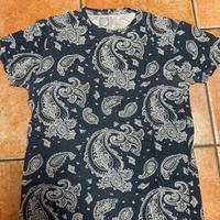 Tshirt floreale uomo tg s