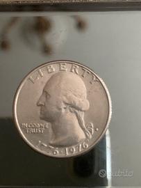 Moneta un quarto dollaro usa