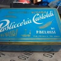 scatola in latta pasticceria castoldi novara