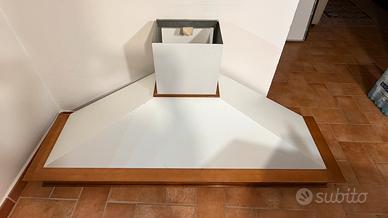 Cappa da cucina - Legno e bianco -