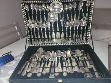 set posate argento placcato 800